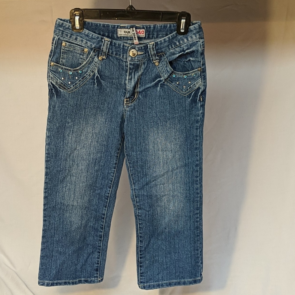 Korean crop jeans
